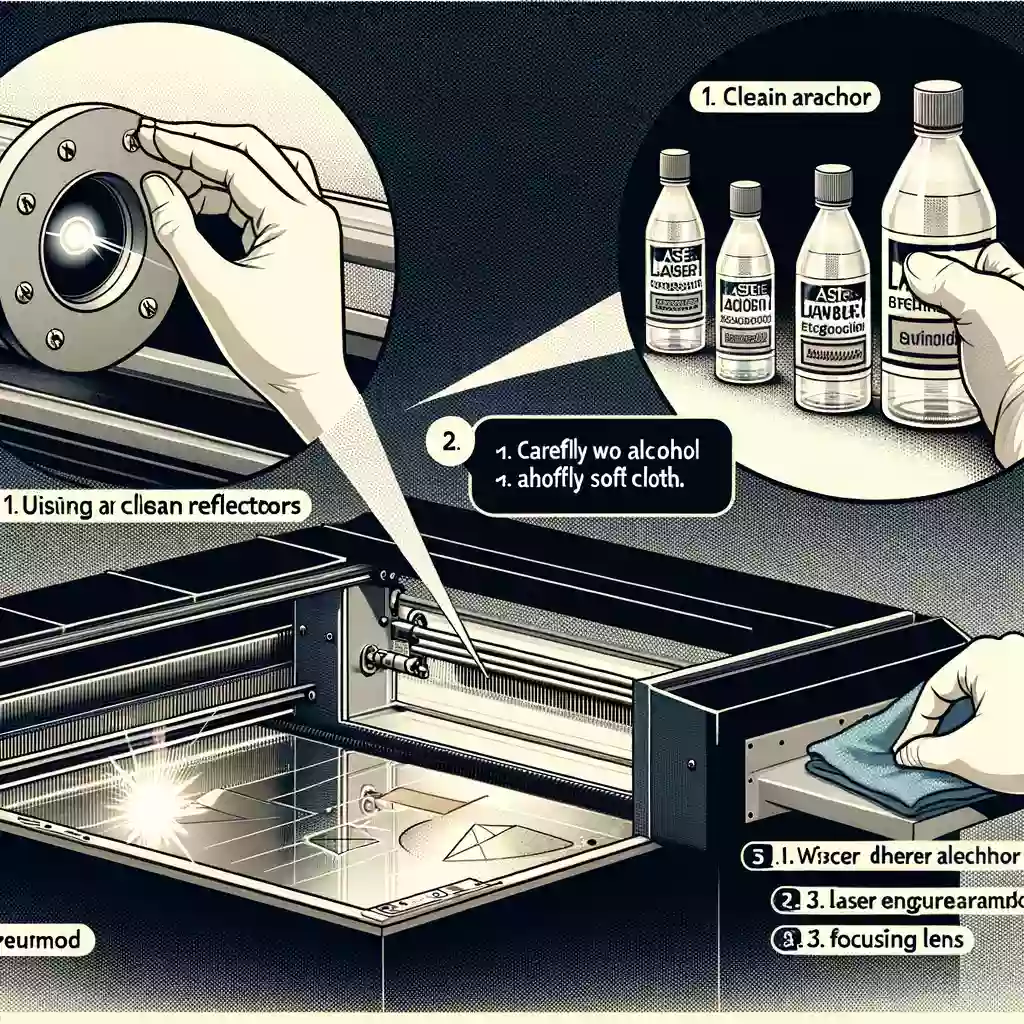 a picture of Cleaning and maintenance of lenses