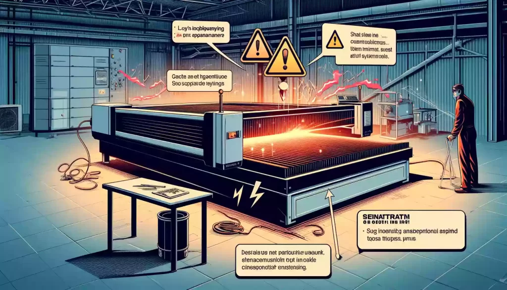 a picture of Instability caused by long machine operation time.