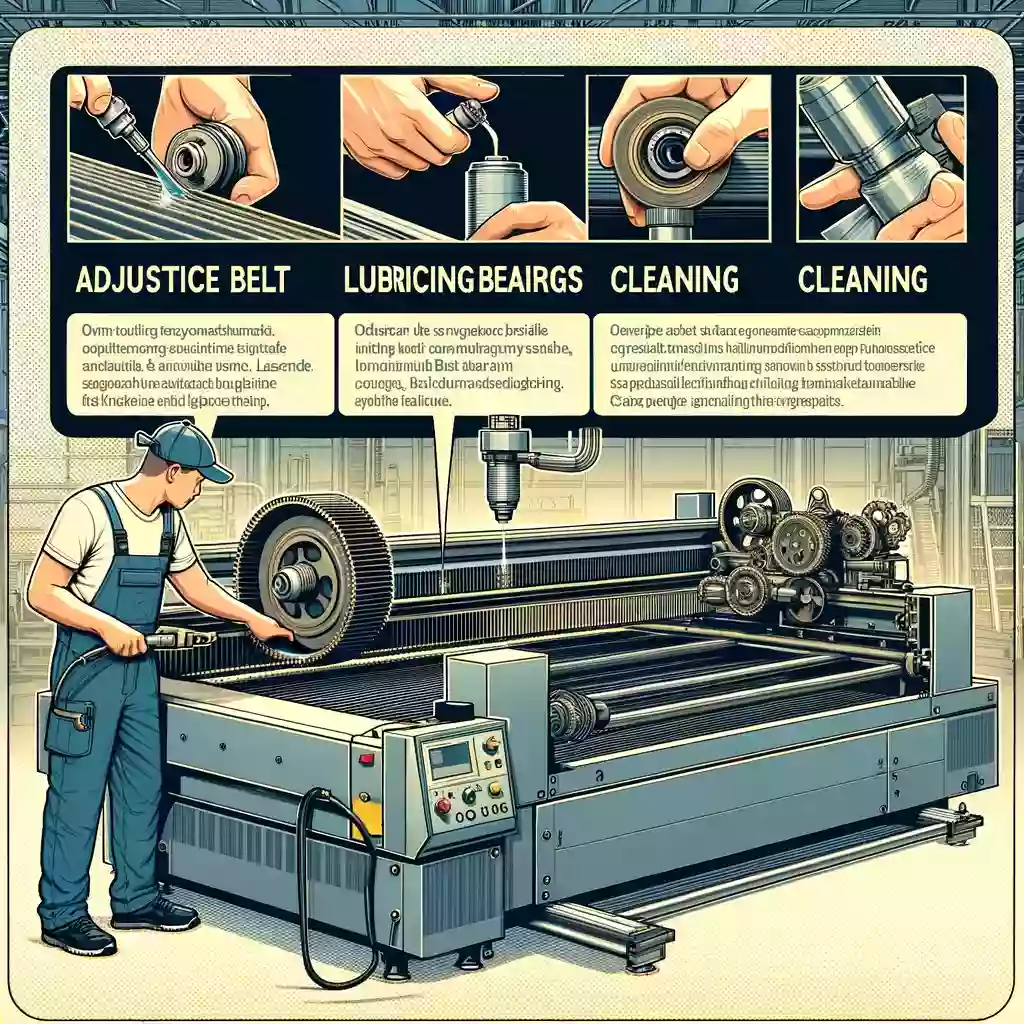 a picture of Maintenance of the Laser Cutting Machine Transmission System